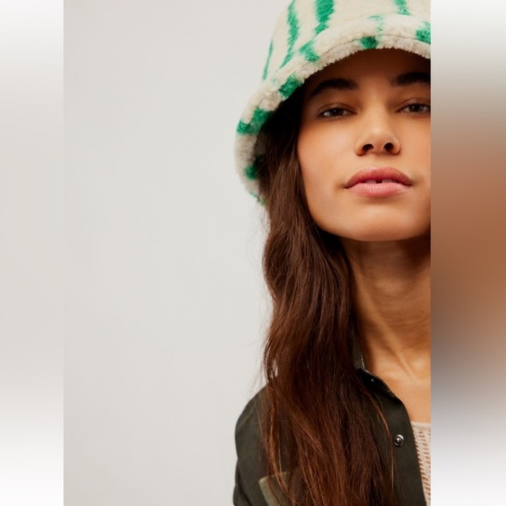 Free People Shaggy Sherpa Bucket Hat